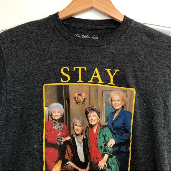 🌈 6/$60, The Golden Girls Graphic Tee, Grey, Medium - Picture 2 of 4